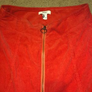 Forever 21 zip up skirt